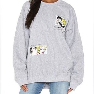 Ever After Crewneck in Ash Gray Boys Lie